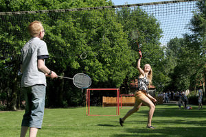 Sportief op het sportveld